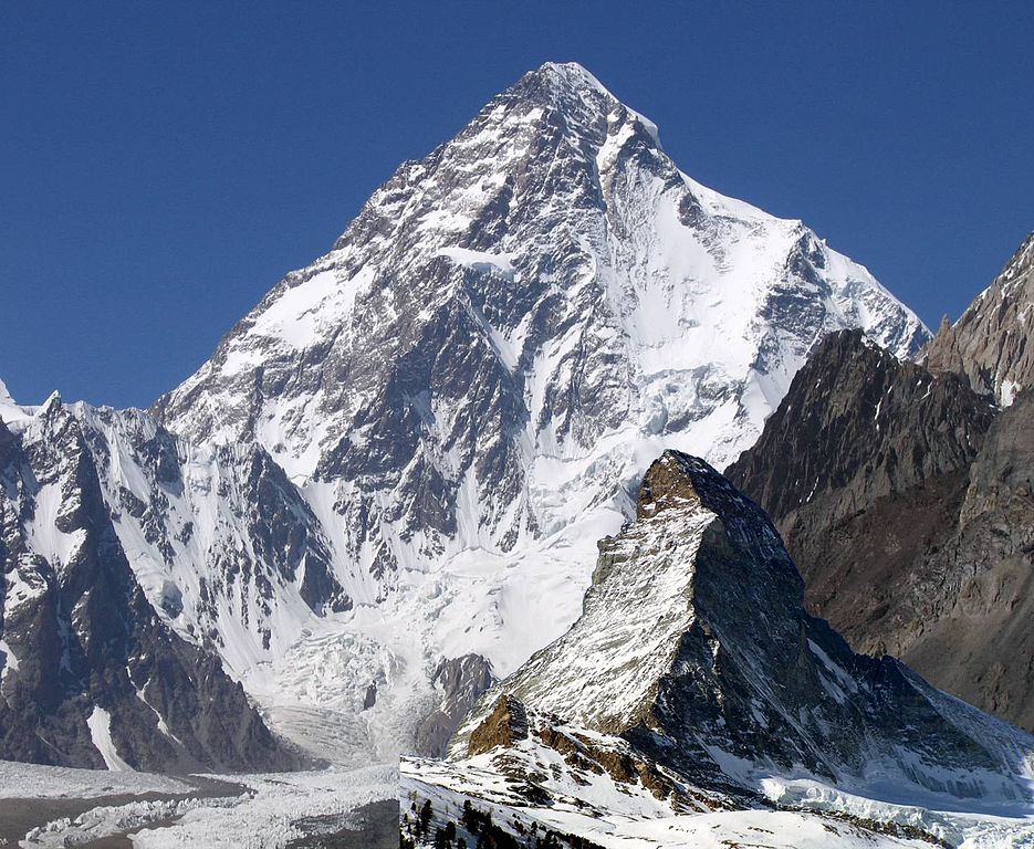k2 mountain from base